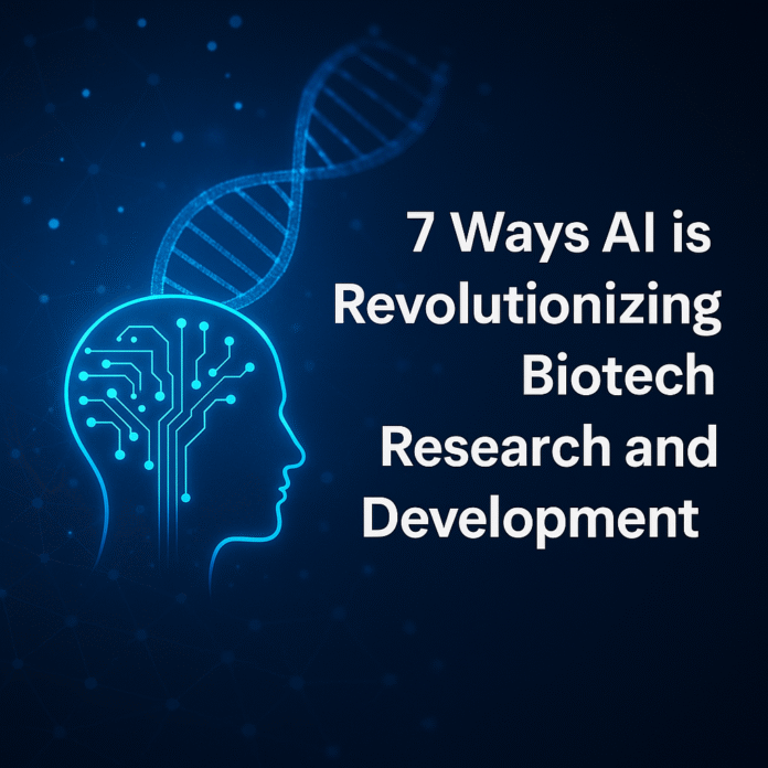 7 Ways AI is Revolutionizing Biotech Research and Development - The ...