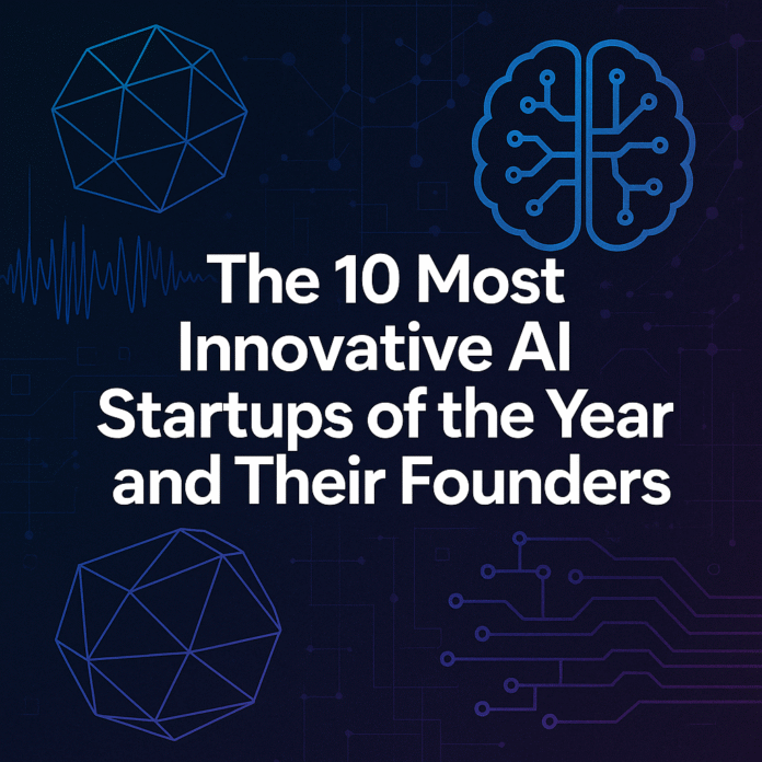 The 10 Most Innovative AI Startups of the Year and Their Founders - The ...