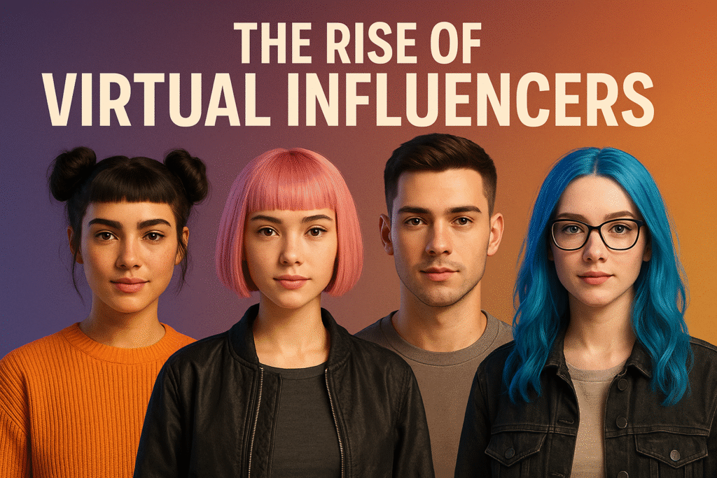 The rise of virtual influencers How AI technology is creating a new wave of online celebrities