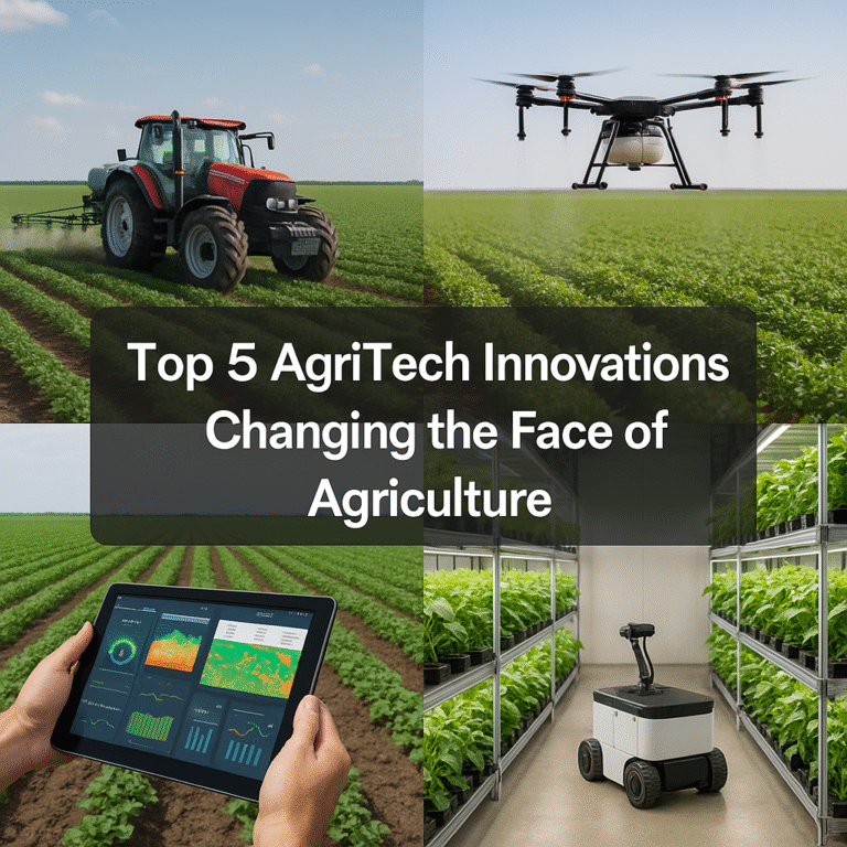 Top 5 AgriTech Innovations Changing the Face of Agriculture - The Tech ...