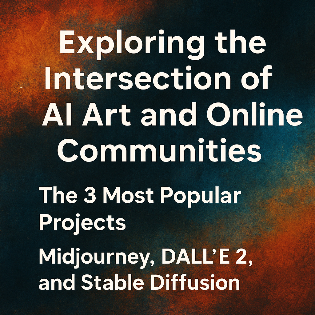 Exploring the Intersection of AI Art and Online Communities The 3 Most Popular Projects