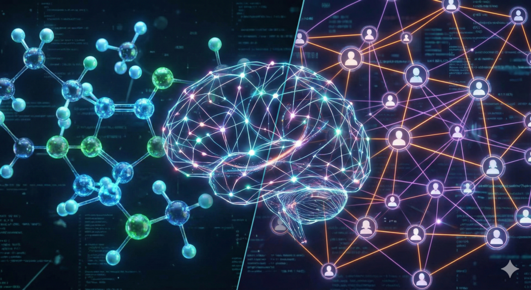 Graph Neural Networks for Drug Discovery and Social Networks