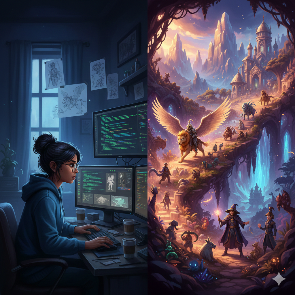 How Generative AI Empowers Indie Game Developers