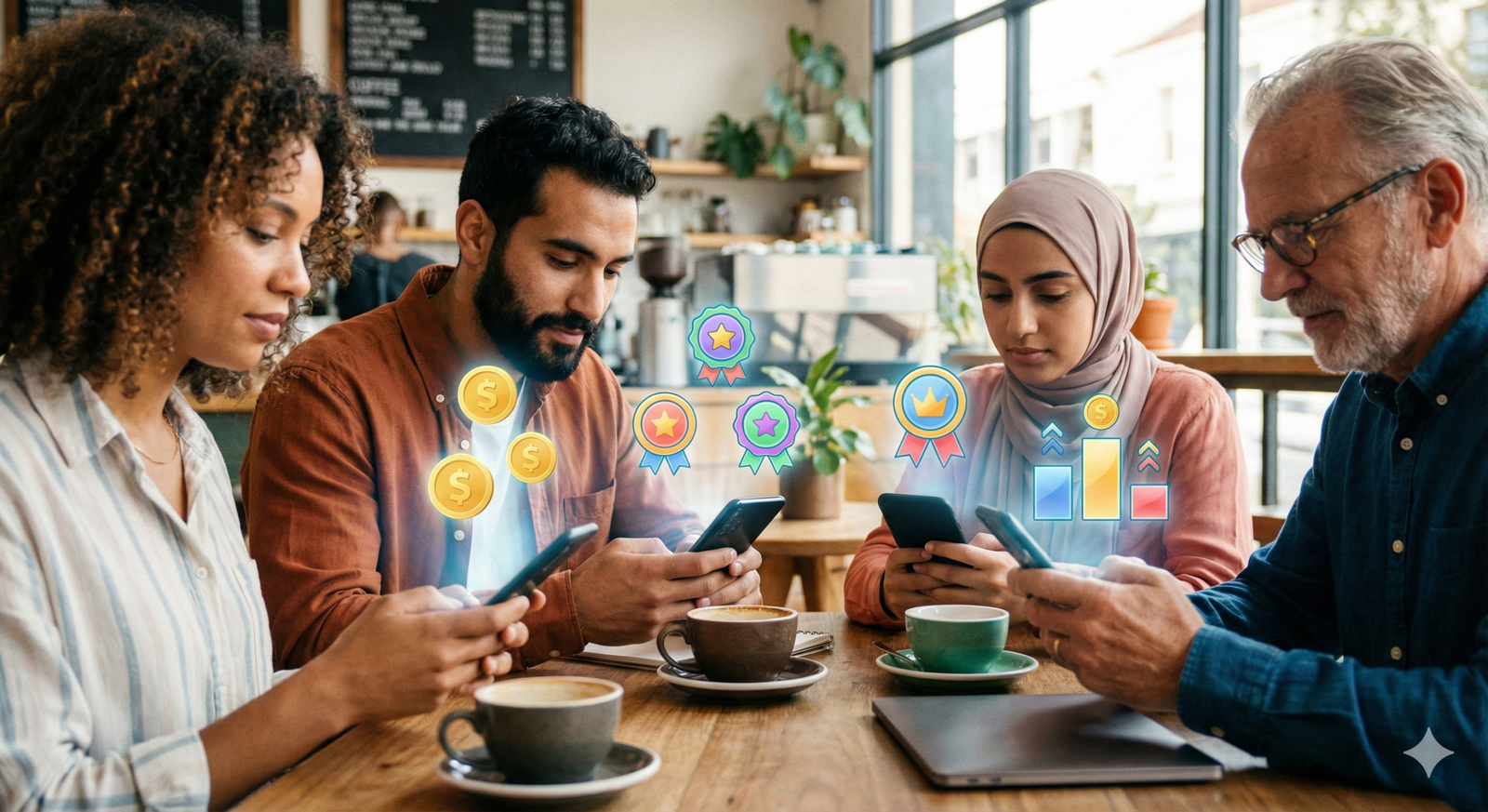 The Gamification of Social Interaction: Points, Badges, and Leaderboards