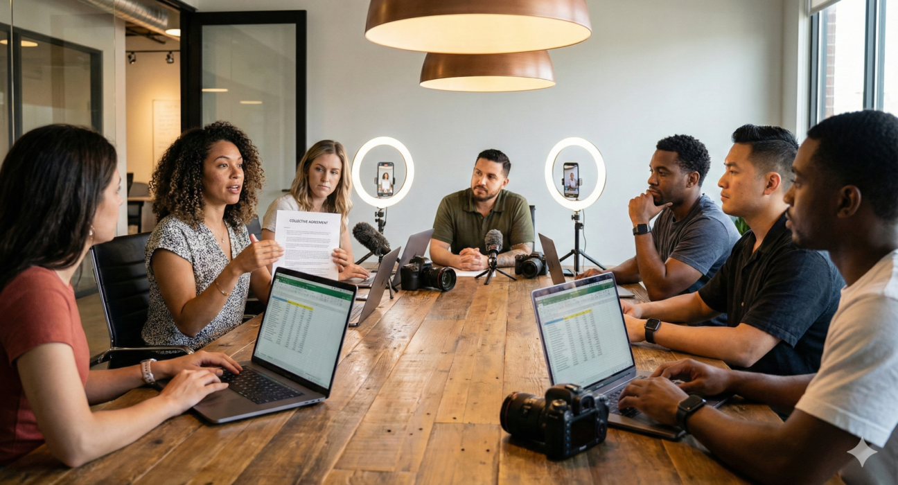 Creator Unions and Collective Bargaining Can Influencers Negotiate Fairer Contracts