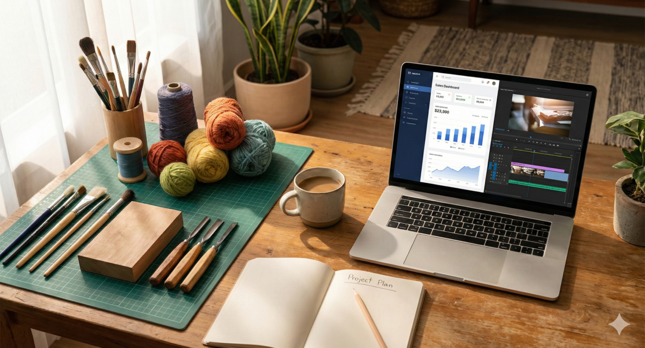 Monetizing Hobbies: Side Hustles, Etsy Shops & The Gig-Creator Overlap