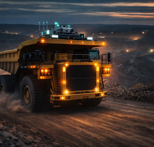 Autonomous Mining Vehicles: Improving Safety and Yield