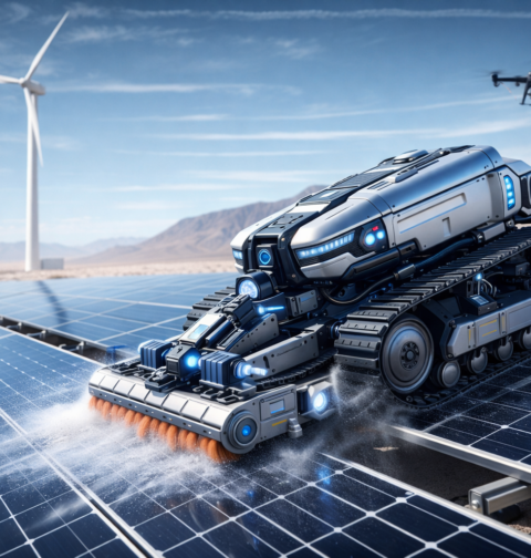 Renewable Energy Robotics: Solar and Wind Farm Maintenance Guide