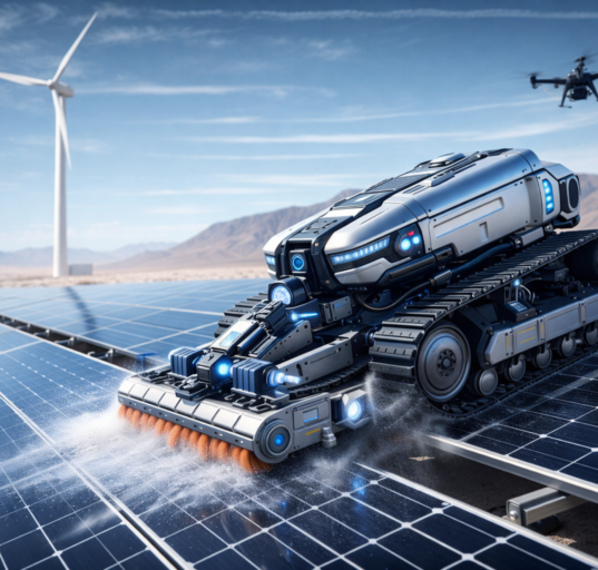 Renewable Energy Robotics: Solar and Wind Farm Maintenance Guide