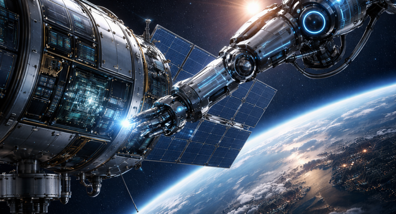 Robots in Space: Maintaining Orbiting Infrastructure with AI