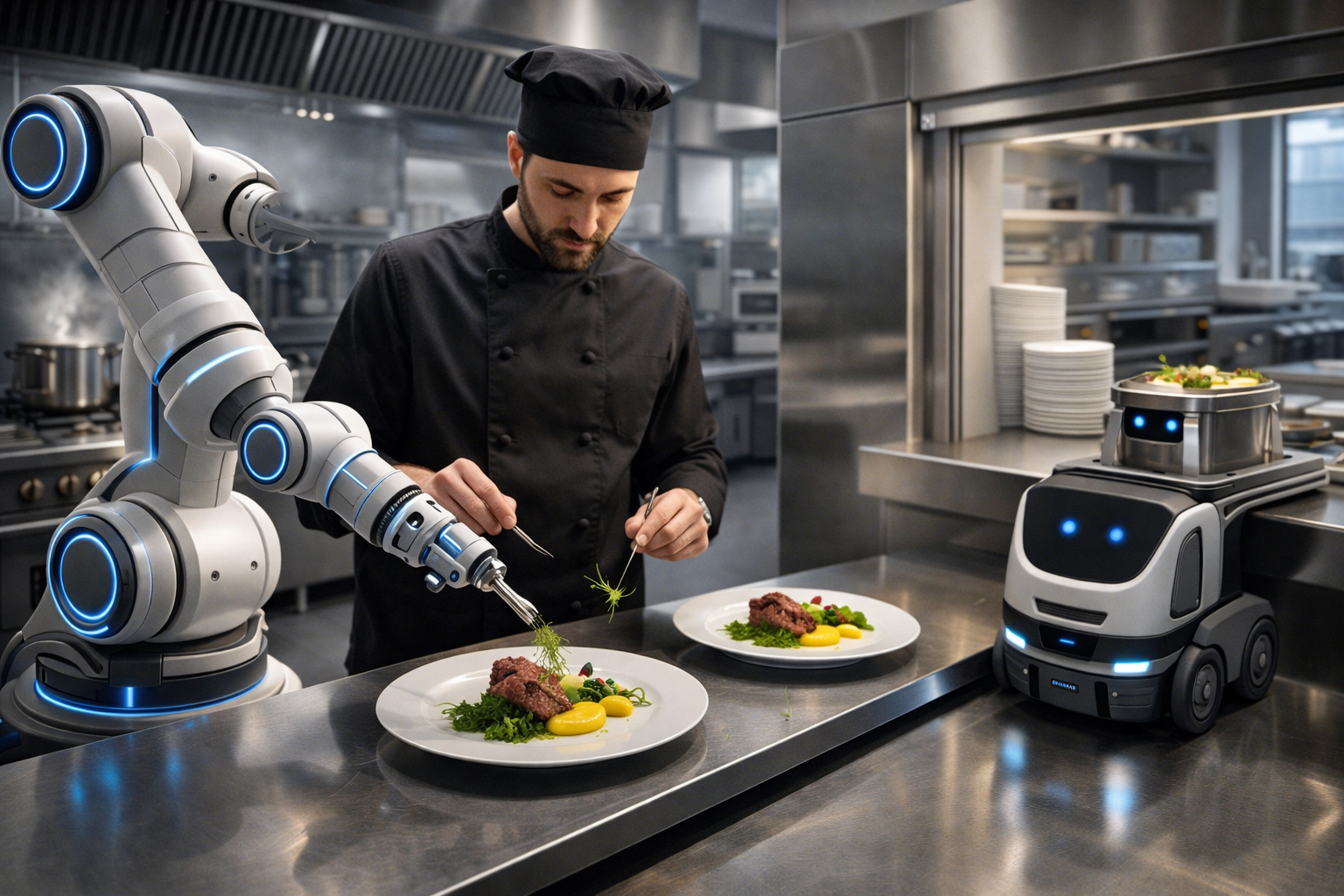 Robots in the Food Industry: From Prep to Delivery