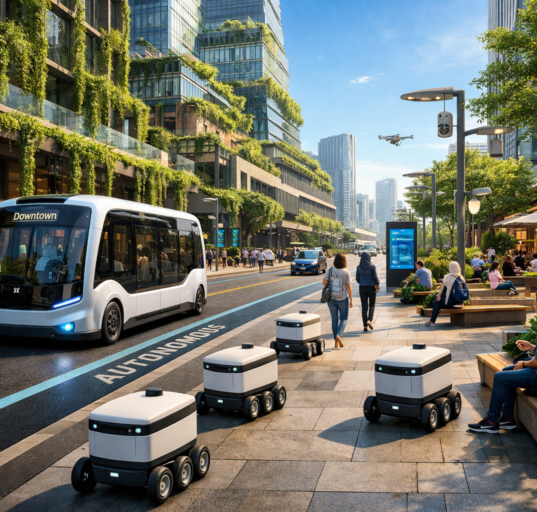 The Impact of Robotics on Urban Design and City Mobility