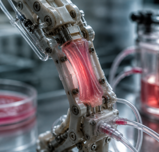 Bio-Hybrid Actuators Living Muscle Tissue in Robotic Systems