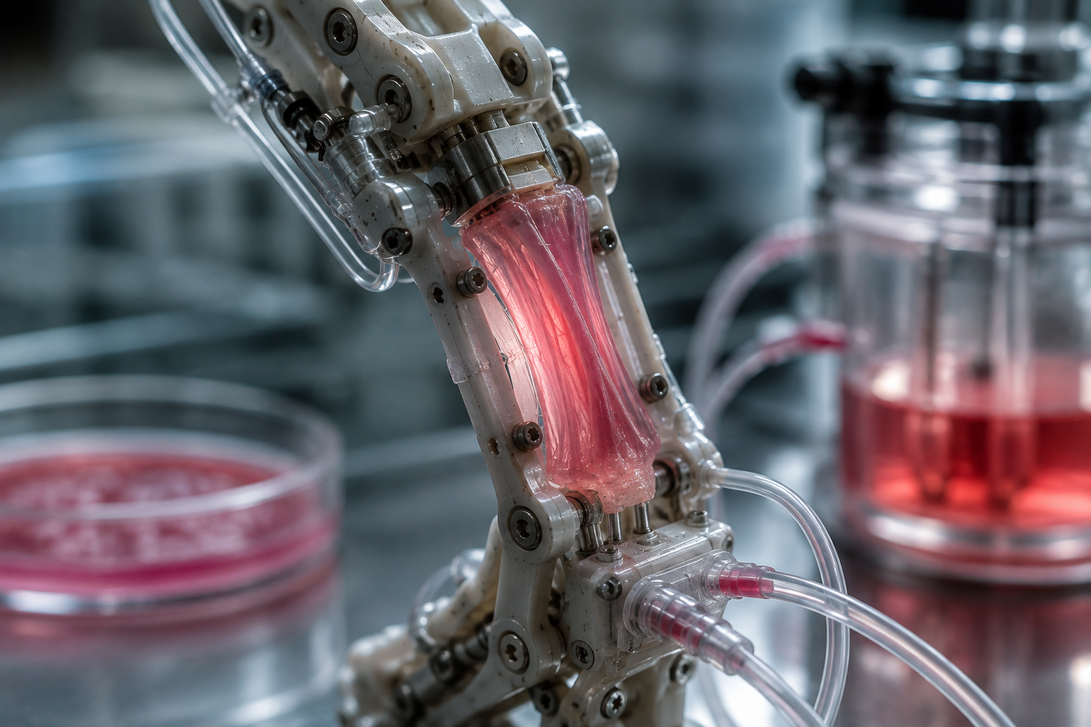 Bio-Hybrid Actuators Living Muscle Tissue in Robotic Systems