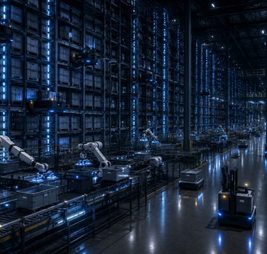 Dark Warehouses Fully Lights-Out Fulfilment Centres