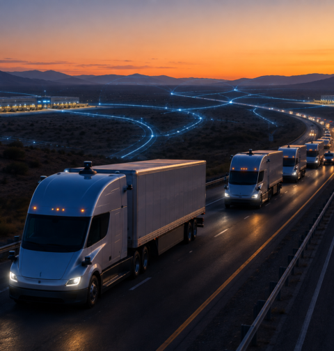 Middle-Mile Autonomous Trucking Regulation, Routes, and Economics