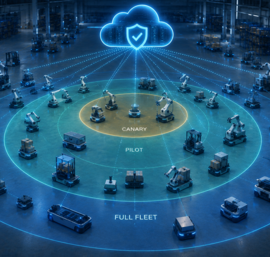 Over-the-Air Updates for Robot Fleets Without Breaking Safety Cases
