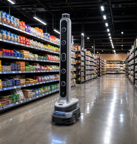 Retail Robots Inventory Scanning and Shelf Analytics