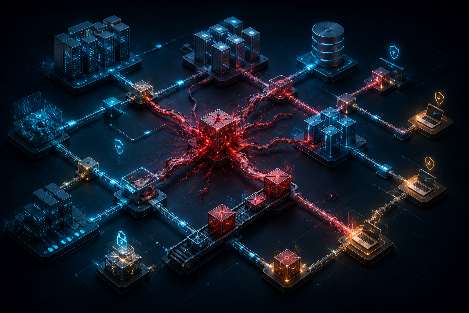 Software Supply Chain Attacks Detection and Containment Patterns