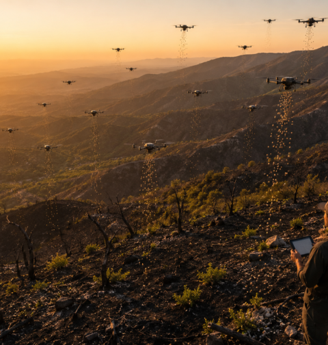 Swarm Robotics for Reforestation and Restoration