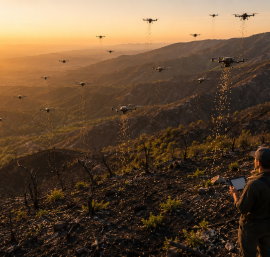Swarm Robotics for Reforestation and Restoration
