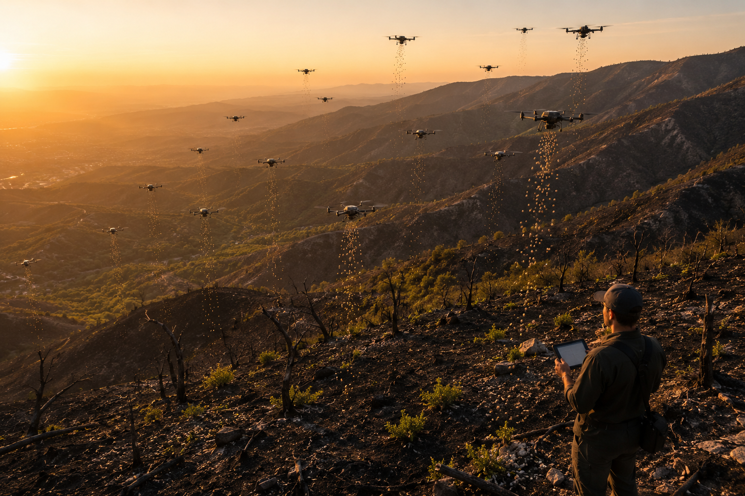 Swarm Robotics for Reforestation and Restoration
