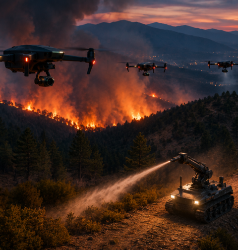 Wildfire Detection and Response Robotics